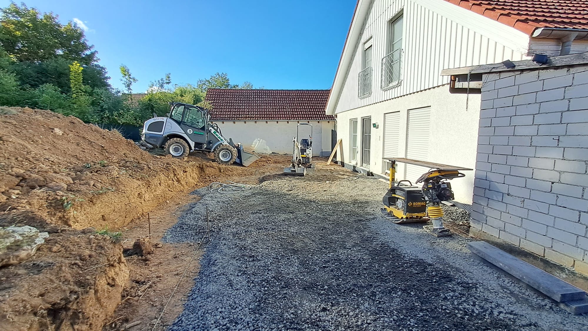 Umgestaltung Außenanlage Garten – Gauersheim